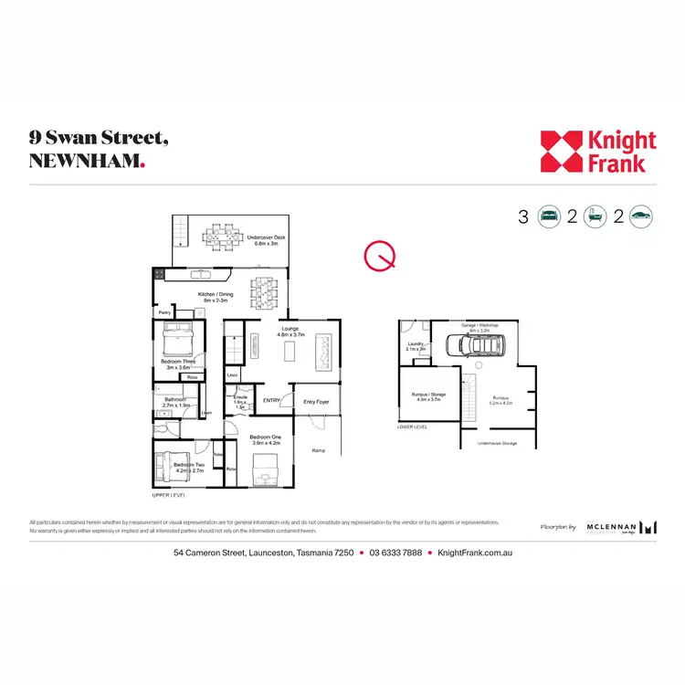Floorplan of Homely house listing, 9 Swan Street, Newnham TAS 7248