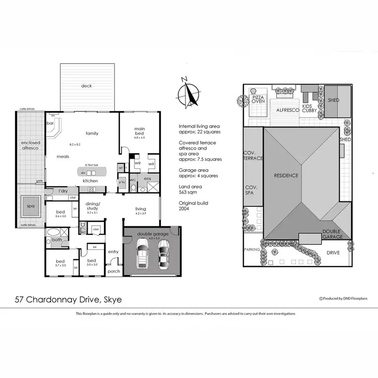 Floorplan of Homely house listing, 1204/377 Chardonnay Drive, Skye VIC 3977