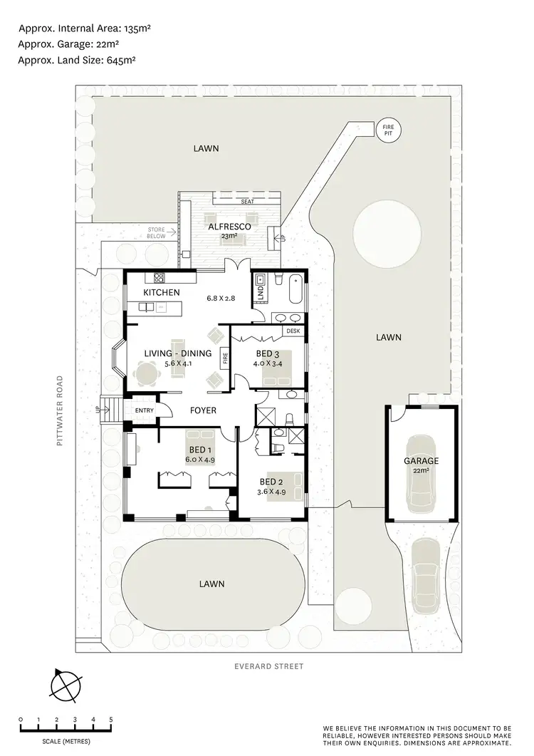 Floorplan of Homely house listing, 47 Everard Street, Hunters Hill NSW 2110