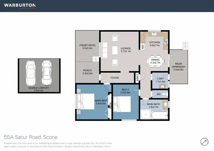 Floorplan of Homely house listing, 55A Satur Road, Scone NSW 2337