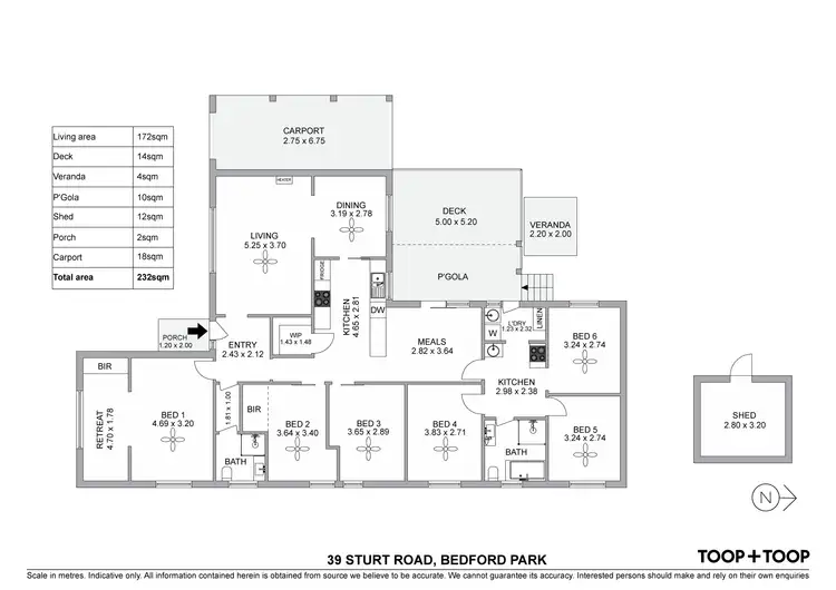 Floorplan of Homely house listing, 39 Sturt Road, Bedford Park SA 5042