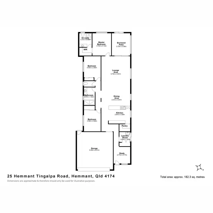 Floorplan of Homely house listing, 25 Hemmant-Tingalpa Road, Hemmant QLD 4174