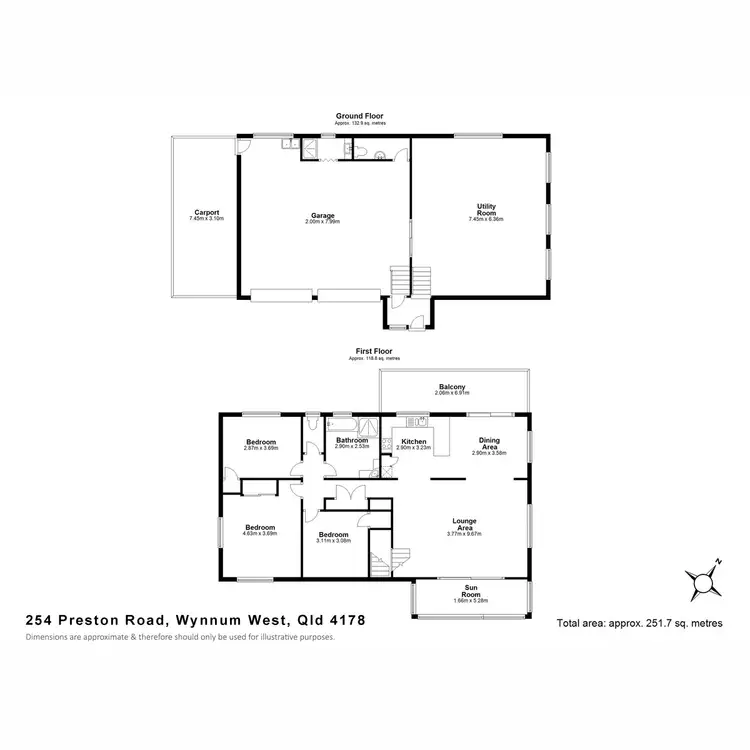 Floorplan of Homely house listing, 254 Preston Road, Wynnum West QLD 4178