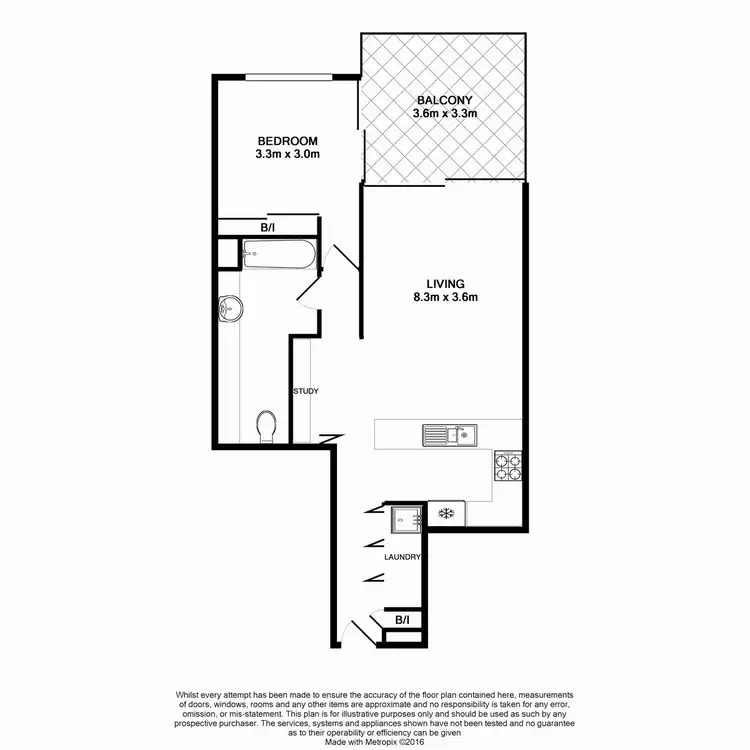Floorplan of Homely apartment listing, 208/51 Hope Street, Spring Hill QLD 4000