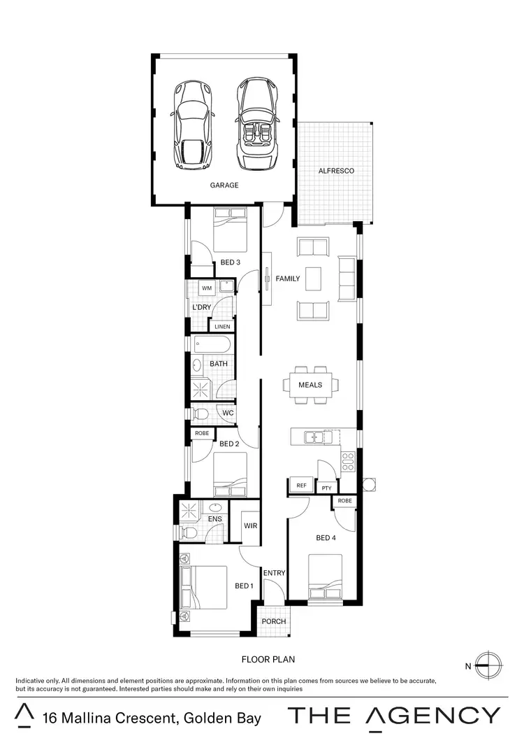 Floorplan of Homely house listing, 16 Mallina Crescent, Golden Bay WA 6174