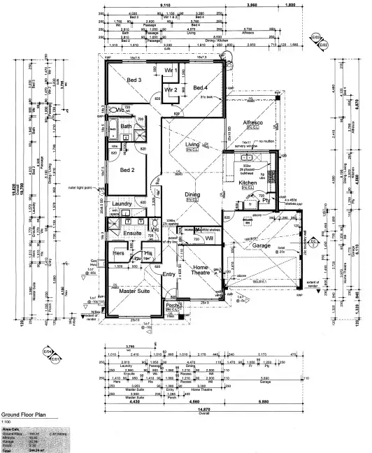 Floorplan of Homely house listing, 39 Pinot Loop, Pearsall WA 6065