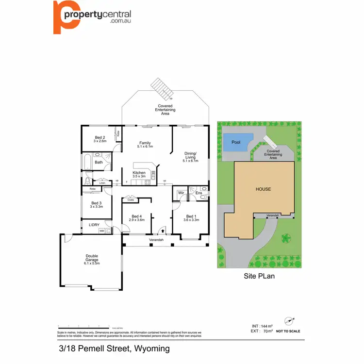 Floorplan of Homely house listing, 14 Bronzewing Drive, Erina NSW 2250