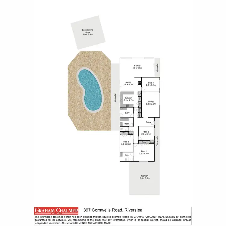 Floorplan of Homely house listing, 397 Cornwells Road, Riverslea VIC 3860