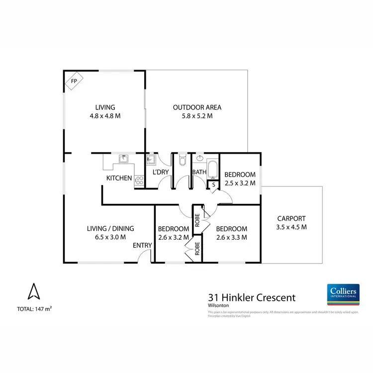 Floorplan of Homely house listing, 31 Hinkler Crescent, Wilsonton QLD 4350