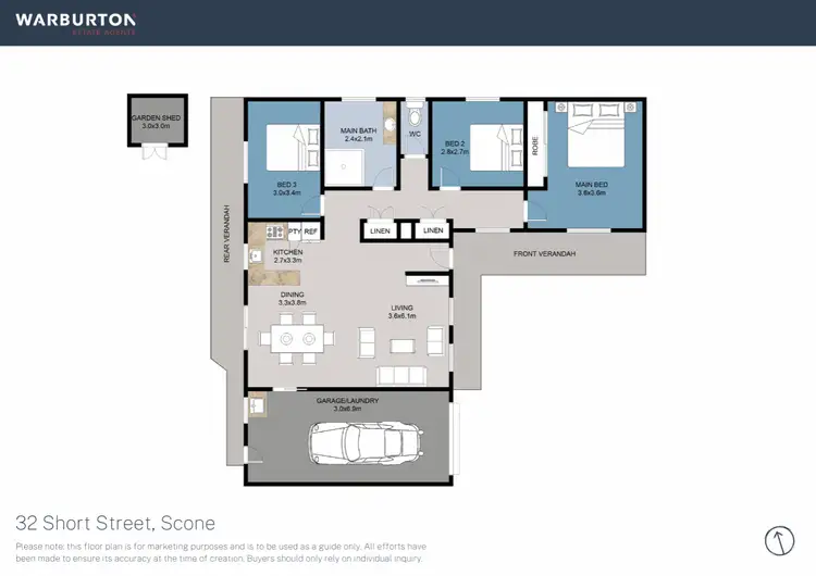 Floorplan of Homely house listing, 32 Short Street, Scone NSW 2337