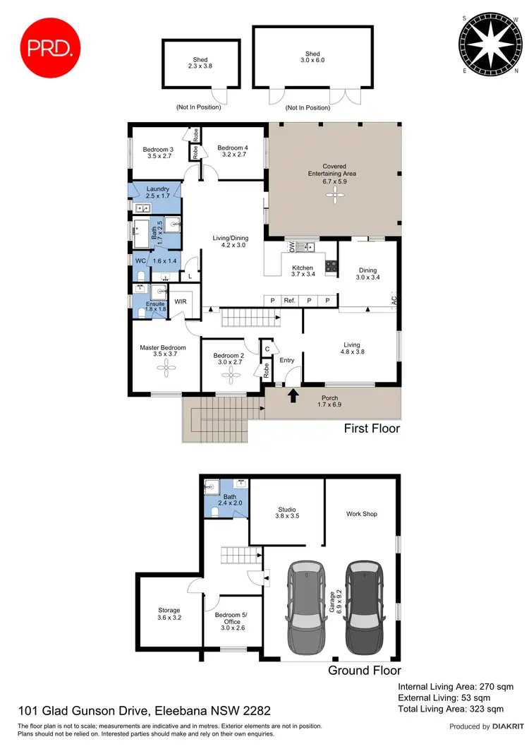 Floorplan of Homely house listing, 101 Glad Gunson Drive, Eleebana NSW 2282