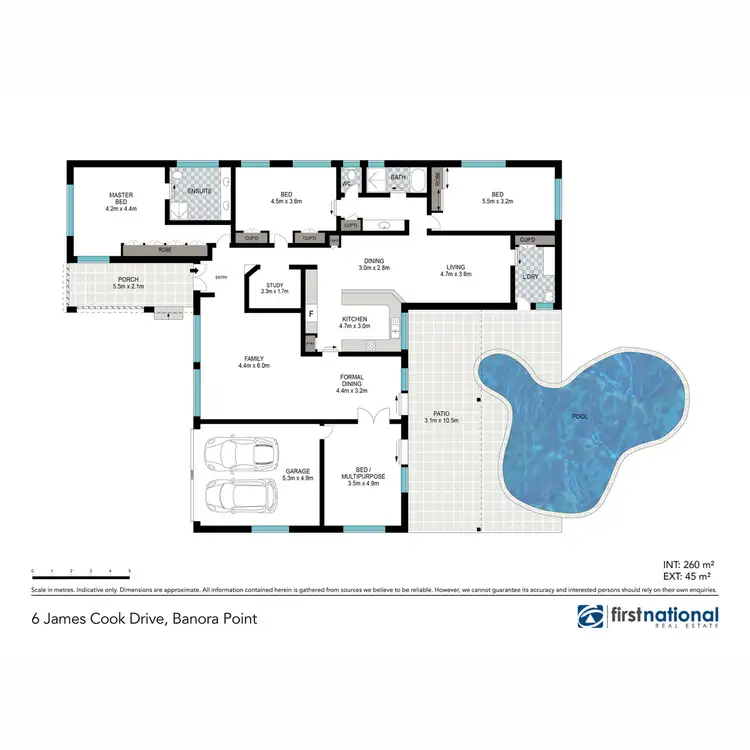 Floorplan of Homely house listing, 6 James Cook Drive, Banora Point NSW 2486