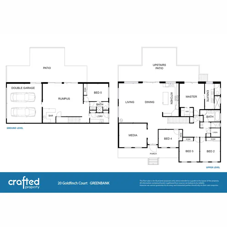 Floorplan of Homely rural property listing, 20 Goldfinch Court, Greenbank QLD 4124