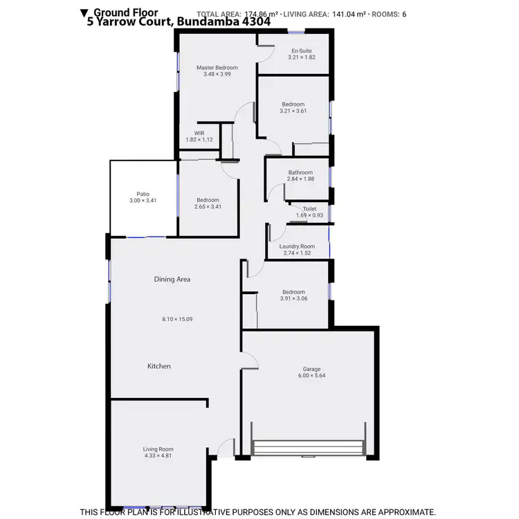 Floorplan of Homely house listing, 5 Yarrow Court, Bundamba QLD 4304