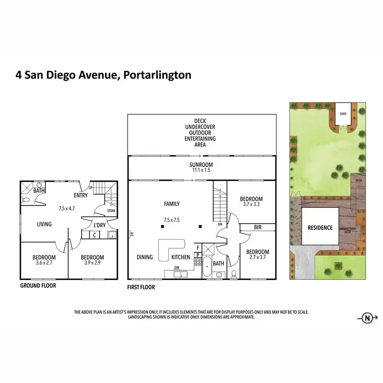 Floorplan of Homely house listing, 4 San Diego Avenue, Portarlington VIC 3223