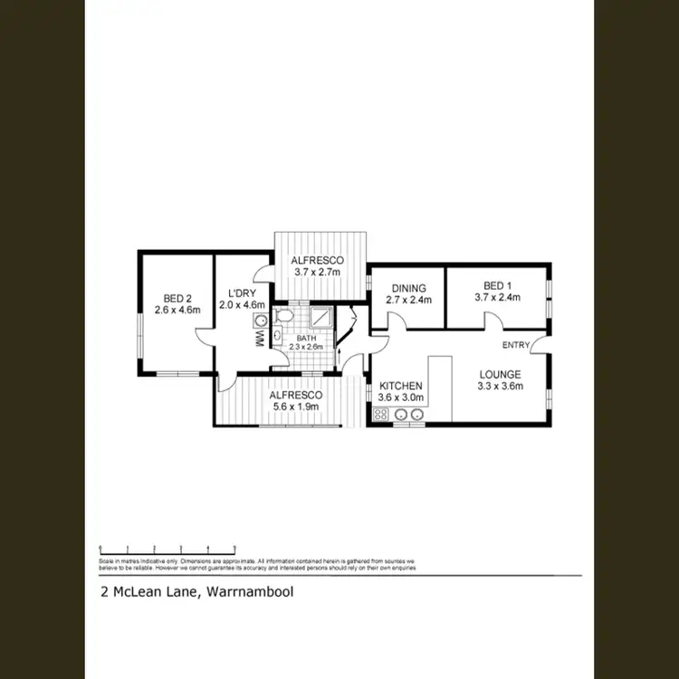 Floorplan of Homely other listing, 2 McLean Lane, Warrnambool VIC 3280