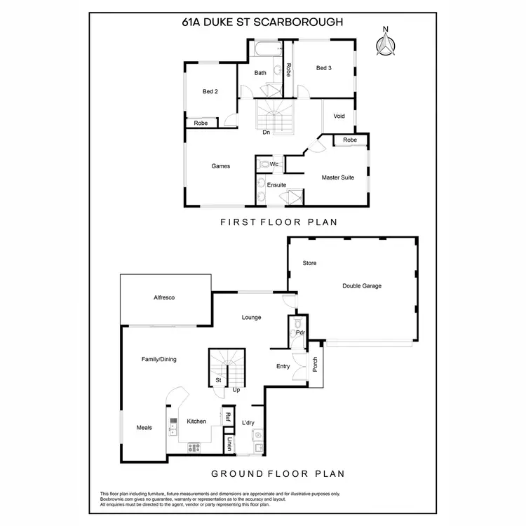 Floorplan of Homely house listing, 61A Duke Street, Scarborough WA 6019