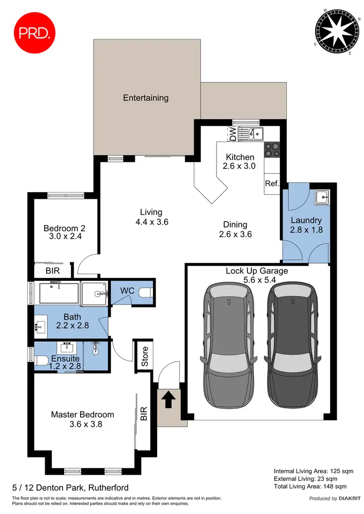 Floorplan of Homely unit listing, 5/12 Denton Park Drive, Rutherford NSW 2320