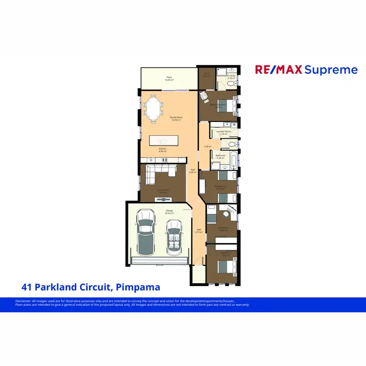 Floorplan of Homely house listing, 41 Parkland Circuit, Pimpama QLD 4209