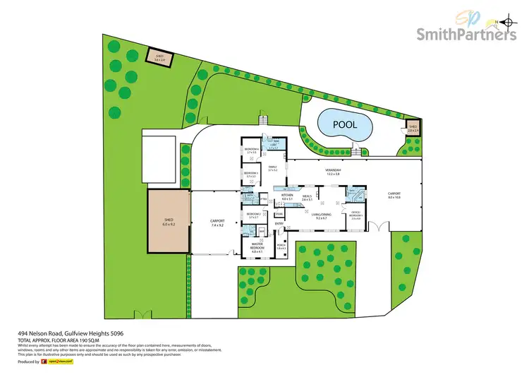Floorplan of Homely house listing, 494 Nelson Road, Gulfview Heights SA 5096