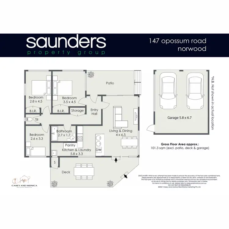 Floorplan of Homely house listing, 147 Opossum Road, Norwood TAS 7250