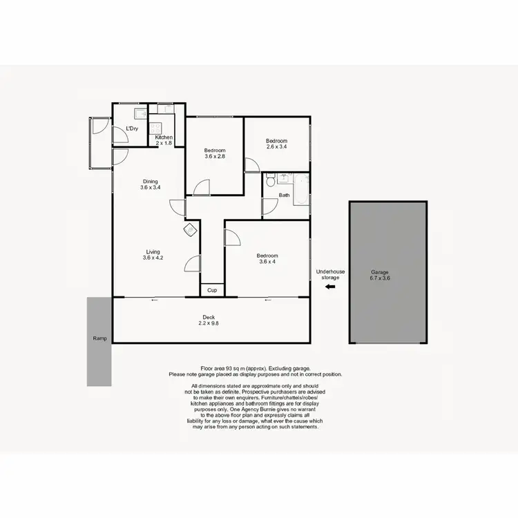 Floorplan of Homely house listing, 19 Atkinson Street, Hillcrest TAS 7320