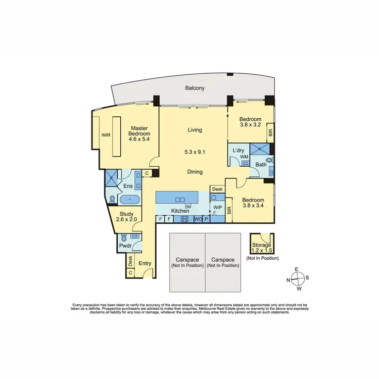 Floorplan of Homely apartment listing, 503/1 Palmer Street, Richmond VIC 3121