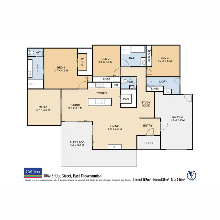 Floorplan of Homely house listing, 106A Bridge Street, East Toowoomba QLD 4350