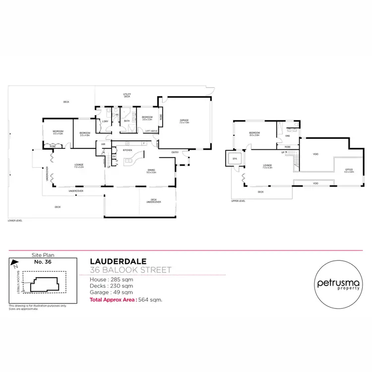 Floorplan of Homely house listing, 36 Balook Street, Lauderdale TAS 7021