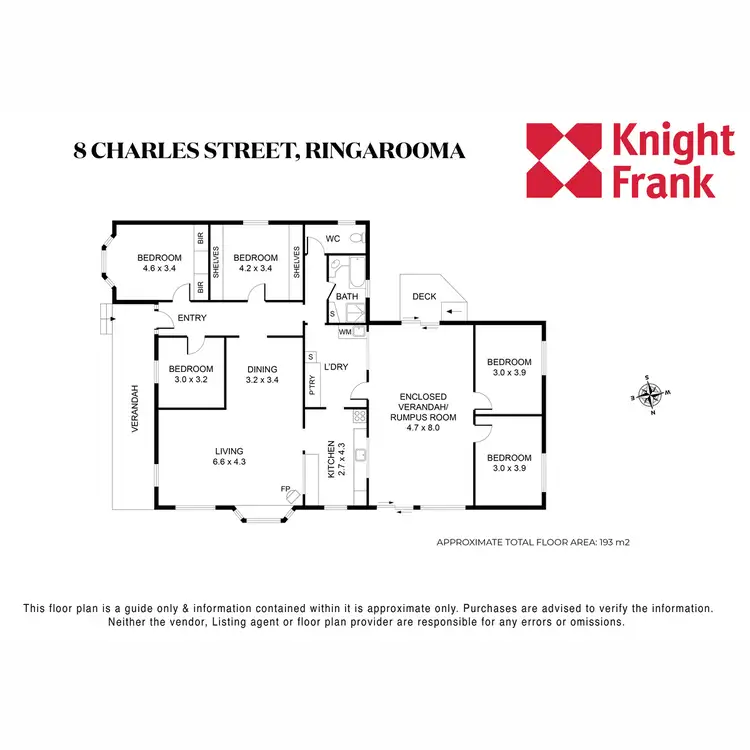 Floorplan of Homely house listing, 8 Charles Street, Ringarooma TAS 7263