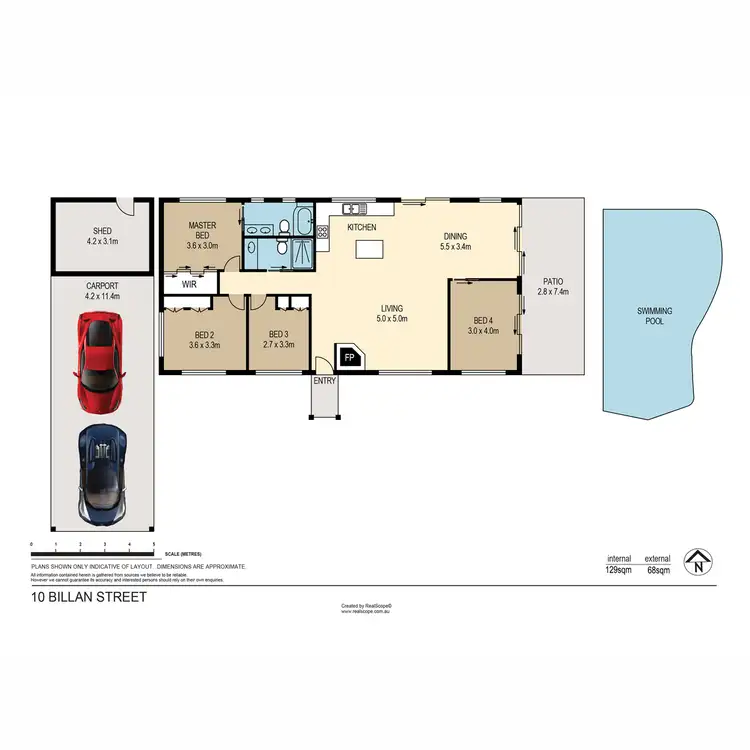 Floorplan of Homely house listing, 10 Billan Street, Carina QLD 4152