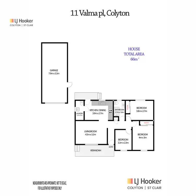 Floorplan of Homely house listing, 11 Valma Place, Colyton NSW 2760
