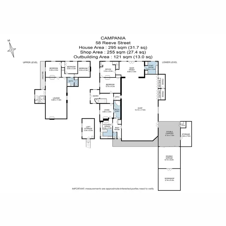 Floorplan of Homely house listing, 58 Reeve Street, Campania TAS 7026