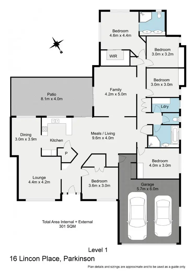 Floorplan of Homely house listing, 16 Lincon Place, Parkinson QLD 4115