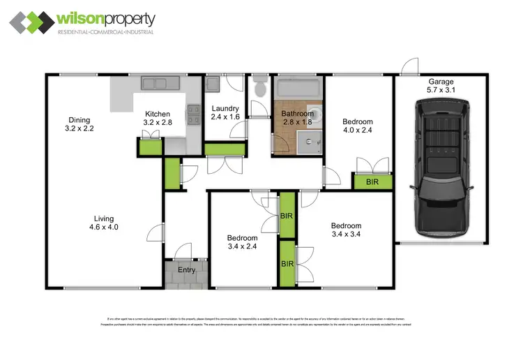 Floorplan of Homely unit listing, 14/11 Clift Court, Traralgon VIC 3844