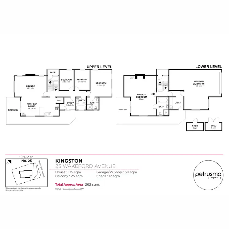 Floorplan of Homely house listing, 25 Wakeford Avenue, Kingston TAS 7050