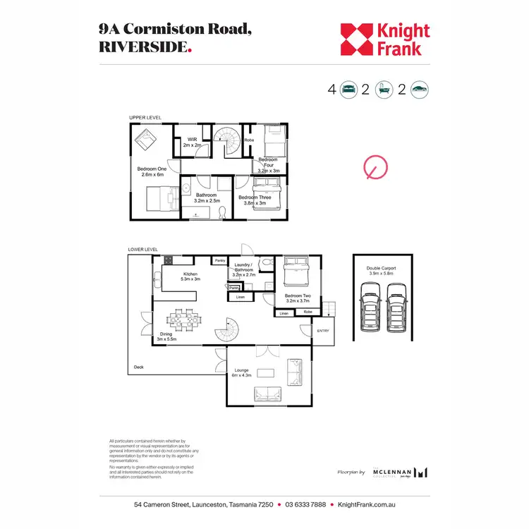 Floorplan of Homely house listing, 9A Cormiston Road, Riverside TAS 7250