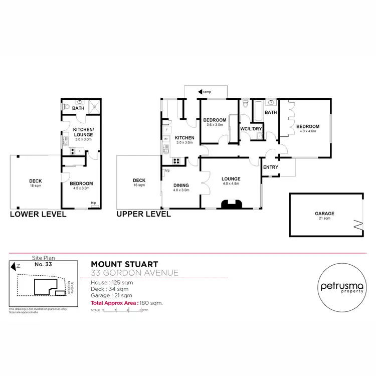 Floorplan of Homely house listing, 33 Gordon Avenue, Mount Stuart TAS 7000