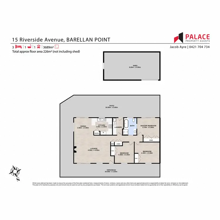 Floorplan of Homely house listing, 15 Riverside Avenue, Barellan Point QLD 4306