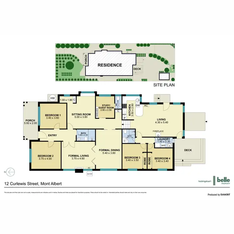Floorplan of Homely house listing, 12 Curlewis Street, Mont Albert VIC 3127