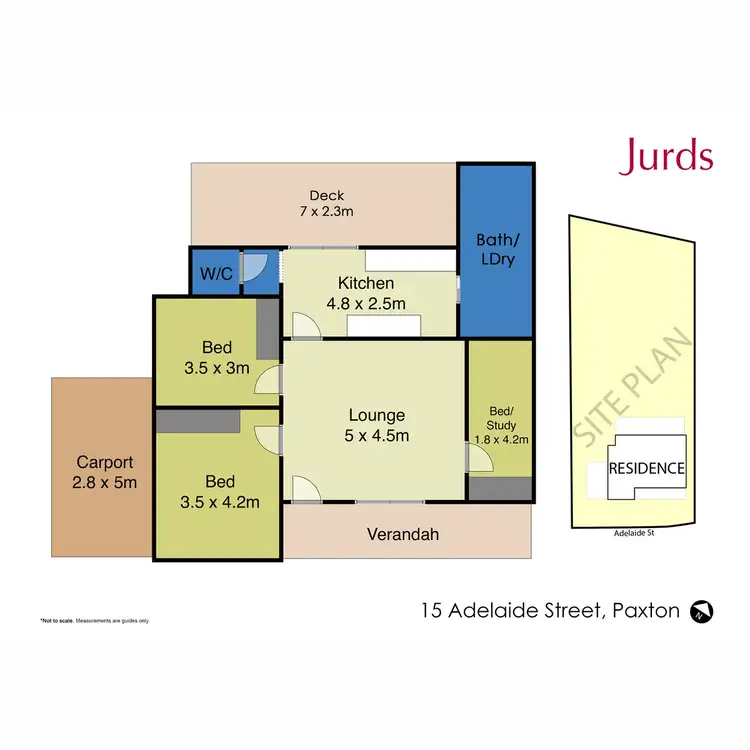 Floorplan of Homely house listing, 15 Adelaide Street, Paxton NSW 2325