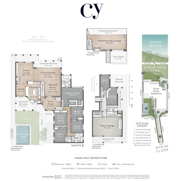 Floorplan of Homely house listing, 5 Minim Close, Mosman Park WA 6012