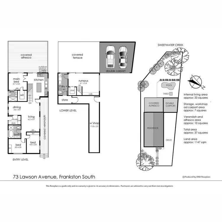 Floorplan of Homely house listing, 73 Lawson Avenue, Frankston South VIC 3199