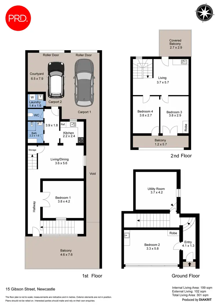Floorplan of Homely house listing, 15 Gibson Street, Newcastle NSW 2300
