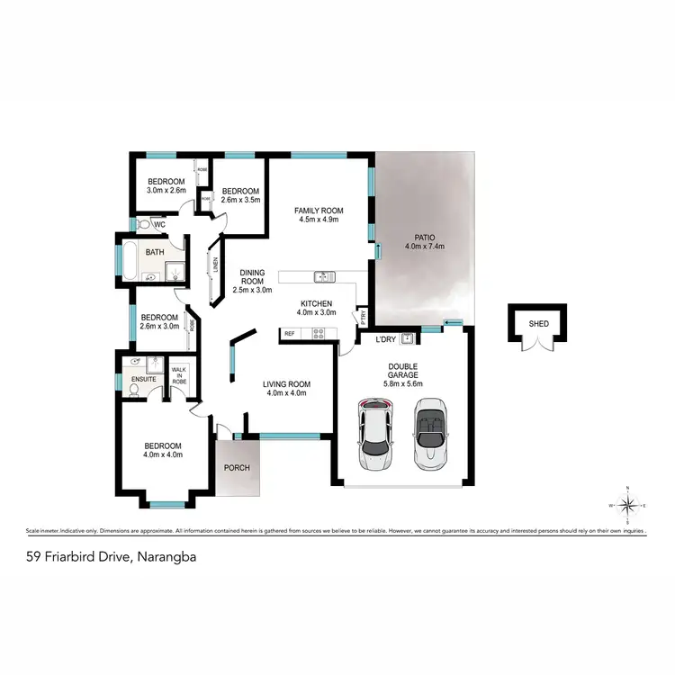 Floorplan of Homely house listing, 59 Friarbird Drive, Narangba QLD 4504
