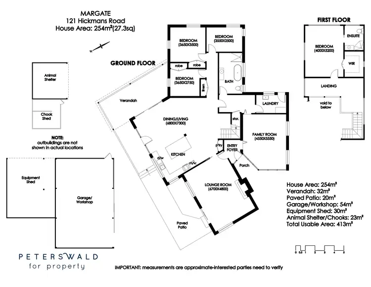 Floorplan of Homely house listing, 121 Hickmans Road, Margate TAS 7054