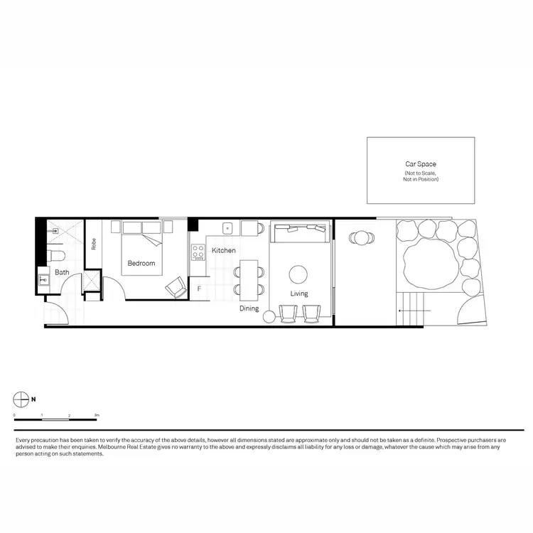 Floorplan of Homely apartment listing, LG6/12 Olive York Way, Brunswick West VIC 3055
