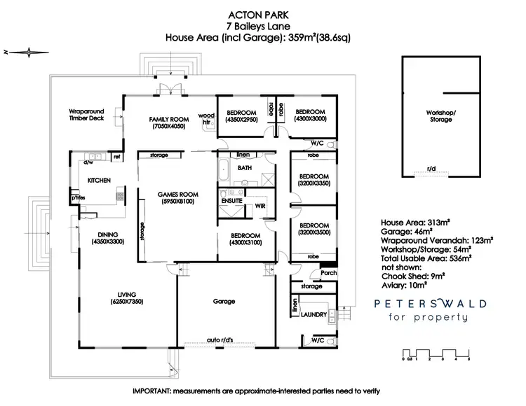 Floorplan of Homely house listing, 7 Baileys Lane, Acton Park TAS 7170