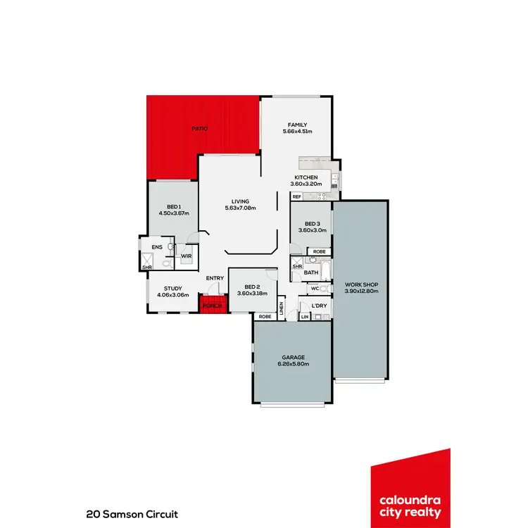 Floorplan of Homely house listing, 20 Samson Circuit, Caloundra West QLD 4551