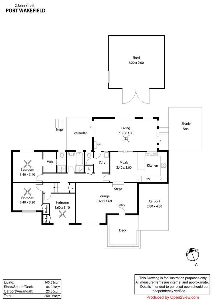 Floorplan of Homely house listing, 2 John Street, Port Wakefield SA 5550